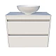 Шафа нижня Fiji-2 800 зі стільницею та умивальником Kris 420 Fancy Marble