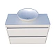 Шафа нижня Fiji-2 900 зі стільницею та умивальником Kris 420 Fancy Marble