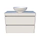 Шафа нижня Fiji-2 900 зі стільницею та умивальником Kris 420 Fancy Marble