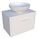 Тумба Fancy Marble Fiji 60 з умивальником Kris 420