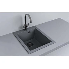 Кухонная мойка Fancy Marble Jersey 410 серая