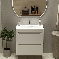 Шкаф нижний Smith с умывальником Josefine Slim 700 (С,L,R) Fancy Marble
