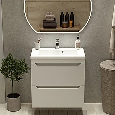 Шкаф нижний Smith с умывальником Josefine Slim 700 (С,L,R) Fancy Marble