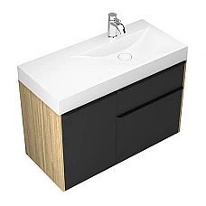 Шкаф нижний Fancy Marble KERRI (боковины шпон)