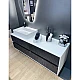 Тумба KORO с умывальником Island 600 Fancy Marble AO18198