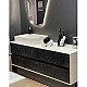 Тумба KORO с умывальником Island 600 Fancy Marble AO18198