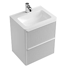 Шафа нижня MAYCAN з умивальником Veritas 600 Fancy Marble