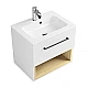 Шкаф нижний Fancy Marble MILL 600 белый глянцевый