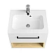 Шкаф нижний Fancy Marble MILL 600 белый глянцевый