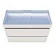 Тумба PALMA 100-2 с умывальником Vitold 1000 Fancy Marble