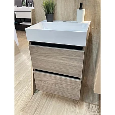 Тумба PALMA 50-2 с умывальником Vitold 500 Fancy Marble