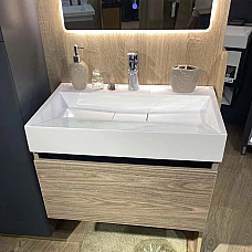 Тумба PALMA 70-1 с умывальником Vitold 700 Fancy Marble