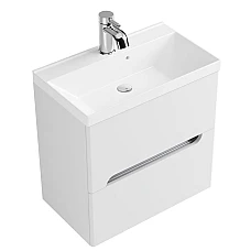 Шафа нижня RIN з умивальником Rubicon 600 Fancy Marble