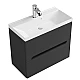 Шафа нижня RIN з умивальником Rubicon 700 Fancy Marble