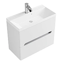 Шафа нижня RIN з умивальником Rubicon 700 Fancy Marble