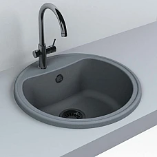Кухонная мойка Fancy Marble Texas 101050013 серый