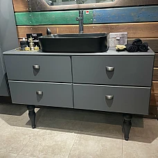 Шафа нижня Fancy Marble TIRA корпус та стільниця МДФ, опори дерево