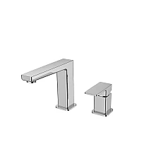 Смеситель для умывальника на 2 отверстия FIORE DARK 140CR4445 хром