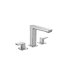 Смеситель для умывальника на 3 отверстия FIORE DARK 140NN4440 черный