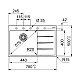 Кухонна мийка Franke Centro CNG 611-78 TL 114.0630.474 чорний матовий