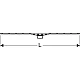 Дренажный канал Geberit CleanLine80 154.440.39.1 30–90 см шампань