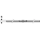 Дренажный канал Geberit CleanLine50 154.446.QC.1 30-90 см черный хром