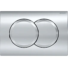 Кнопка смыва Geberit Delta 01 115.107.21.1 глянцевый хром