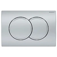 Кнопка смыва Geberit Delta 01 115.107.46.1 матовый хром