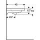 Умивальник на стільницю Geberit iCon Light 501.847.JT.1
