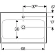 Умывальник на столешницу Geberit iCon Light 501.848.JT.1