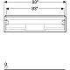 Шафка для умивальника Geberit iCon з однією шухлядою 89 см 502.312.01.3