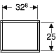 Высокий шкафчик 180x36 Geberit iCon 502.316.01.3