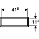 Высокий шкафчик 180x45 Geberit iCon 502.317.01.3