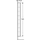 Высокий шкафчик 180x45 Geberit iCon 502.317.01.3
