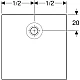 Душевой поддон 80x80 Geberit Nemea 550.590.00.1