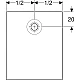 Душевой поддон 90x75 Geberit Nemea 550.592.00.1