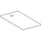 Душевой поддон 120x80 Geberit Olona 550.763.00.1