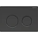Кнопка смыва Geberit Omega20 115.085.16.1 черный матовый