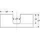 Стільниця для умивальника з вирізом посередині 120 см Geberit ONE 505.105.00.1