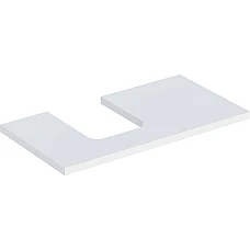 Стільниця для умивальника з вирізом зліва 90 см Geberit ONE 505.293.00.2