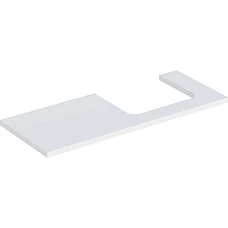 Стільниця для умивальника з вирізом справа 120 см Geberit ONE 505.325.00.2