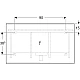 Зеркало с подсветкой Geberit Option Plus Square 502.785.14.1