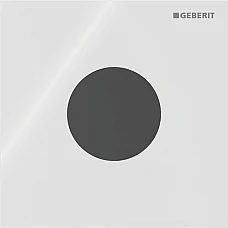 Система електронного керування змивом від мережі для пісуара Geberit 116.024.SI.1 білий / скло глянцеве
