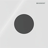 Система электронного управления смывом от батарей для писсуара Geberit 116.034.SI.1 белый/стекло глянцевое