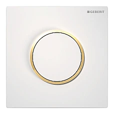 Система пневматичного керування змивом для пісуара Geberit Round 10 116.015.KK.1 білий/золото