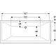Ванна прямокутна Geberit Selnova Square Duo 180x80 554.387.01.1