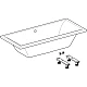 Ванна прямокутна Geberit Selnova Square Duo 180x80 554.387.01.1