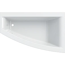 Ванная ассиметричная Geberit Selnova Square 170x105 554.291.01.1 левосторонняя