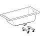 Ванна прямокутна Geberit Selnova Square 150x70 554.381.01.1