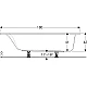Ванна прямокутна Geberit Selnova Square 180x80 554.386.01.1